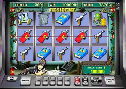игровой автомат resident